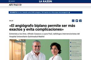 Angiógrafo biplano para procedimientos más precisos y evitar complicaciones