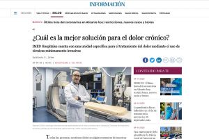 ¿Cuál es la mejor solución para el dolor crónico? Procedimientos de Radiología Intervencionista