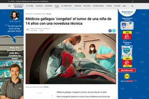 Crioablación, la novedosa técnica para congelar tumores