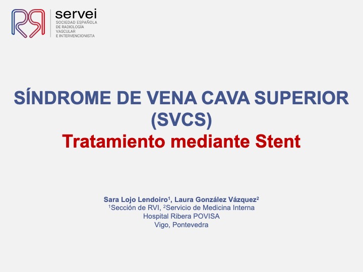 Sindrome Vena Cava Superior stent 01