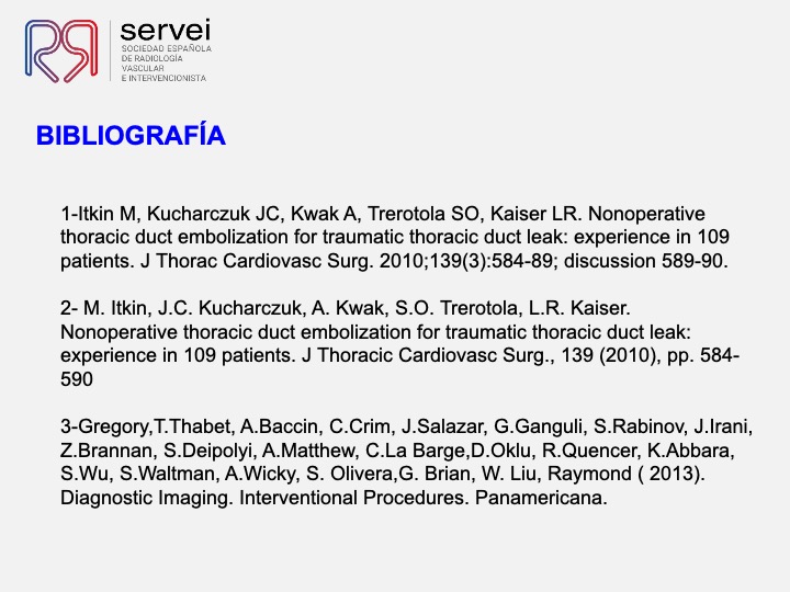 Embolizacion conducto toracico 12