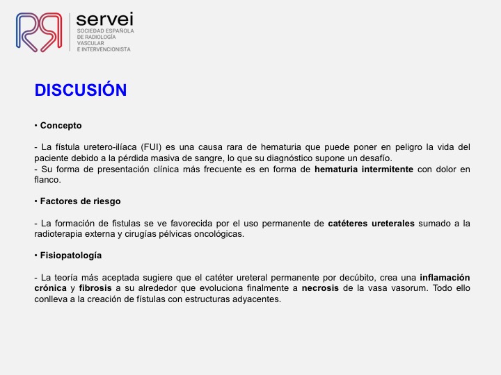 08 Fistula uretero-iliaca causa de hematuria