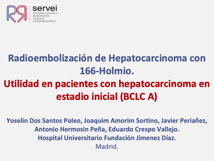Radioembolizacion hepatocarcinoma estadio inicial 01