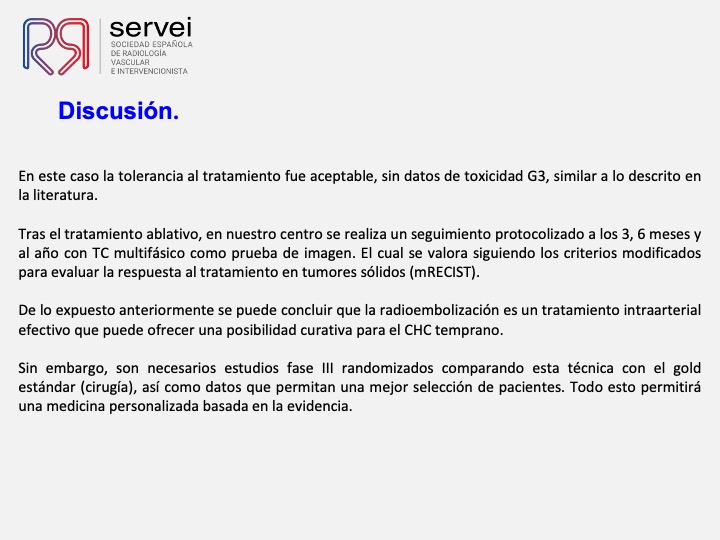 Radioembolizacion hepatocarcinoma estadio inicial 12