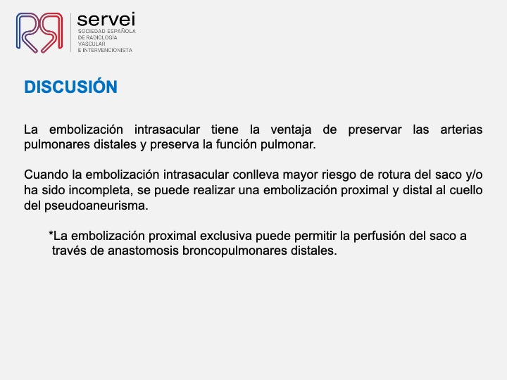 Pseudoaneurisma pulnonar herida arma fuego 11