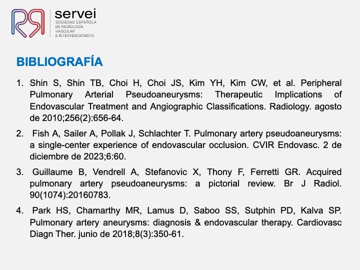 Pseudoaneurisma pulnonar herida arma fuego 12