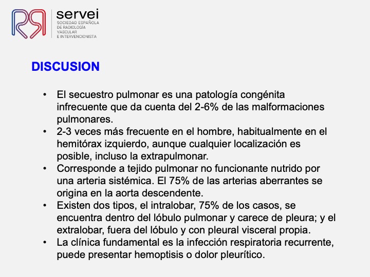 Embolizacion por infeccion pulmonar 12