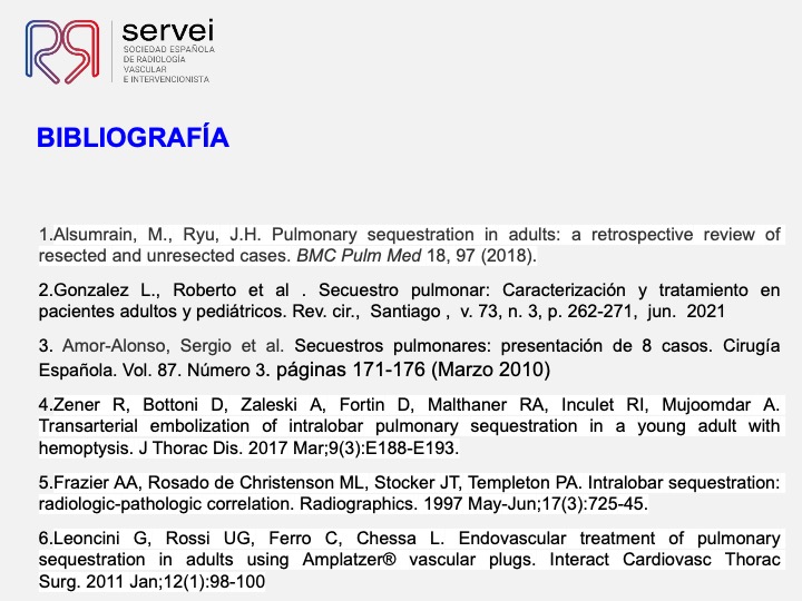 Embolizacion por infeccion pulmonar 15